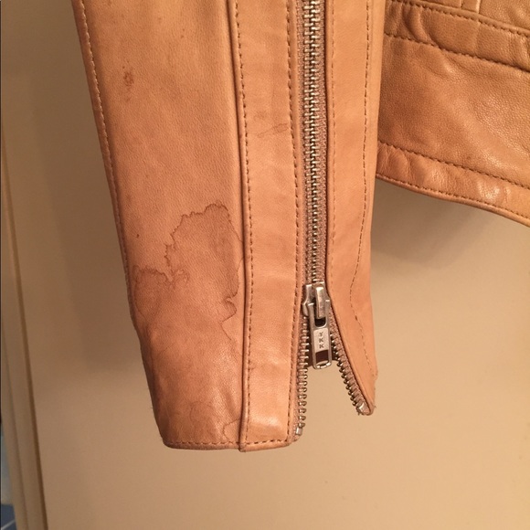 Mackage Kenya tan leather jacket from Aritzia - Picture 4 of 6